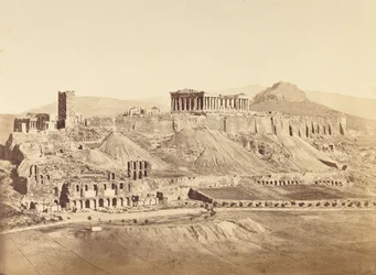 Die Akropolis von Südwesten, Athen